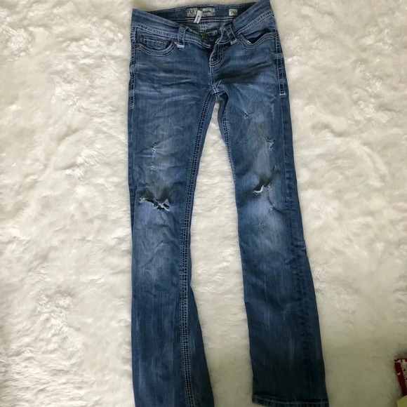 BKE DENIM | distressed bootcut - Picture 2 of 8